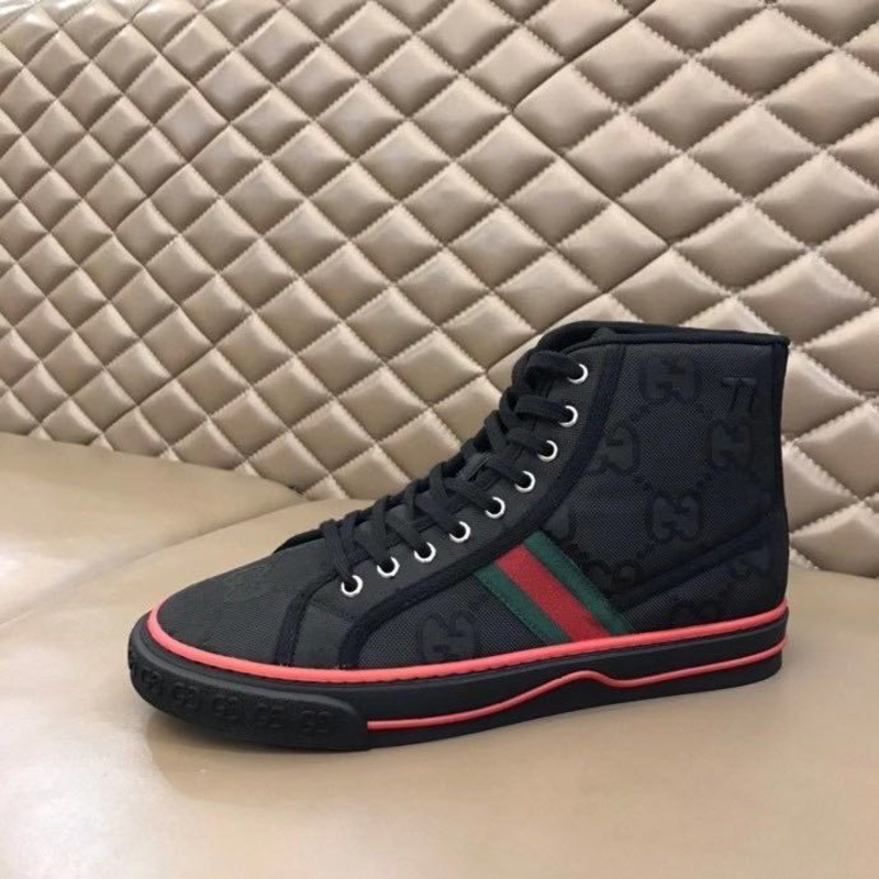 G*u*i x off-white the grid high top sneaker