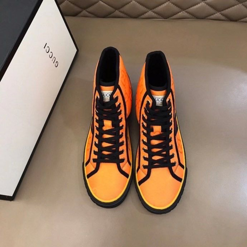 G*u*i x off-white the grid high top sneaker