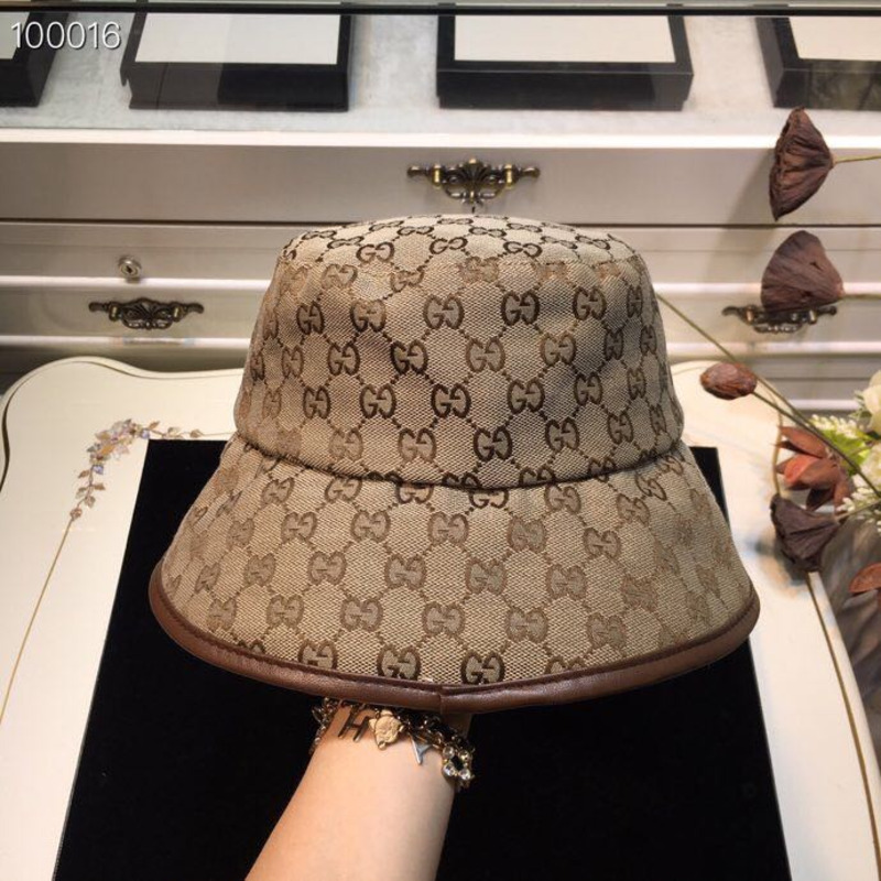 G*u*i canvas bucket hat