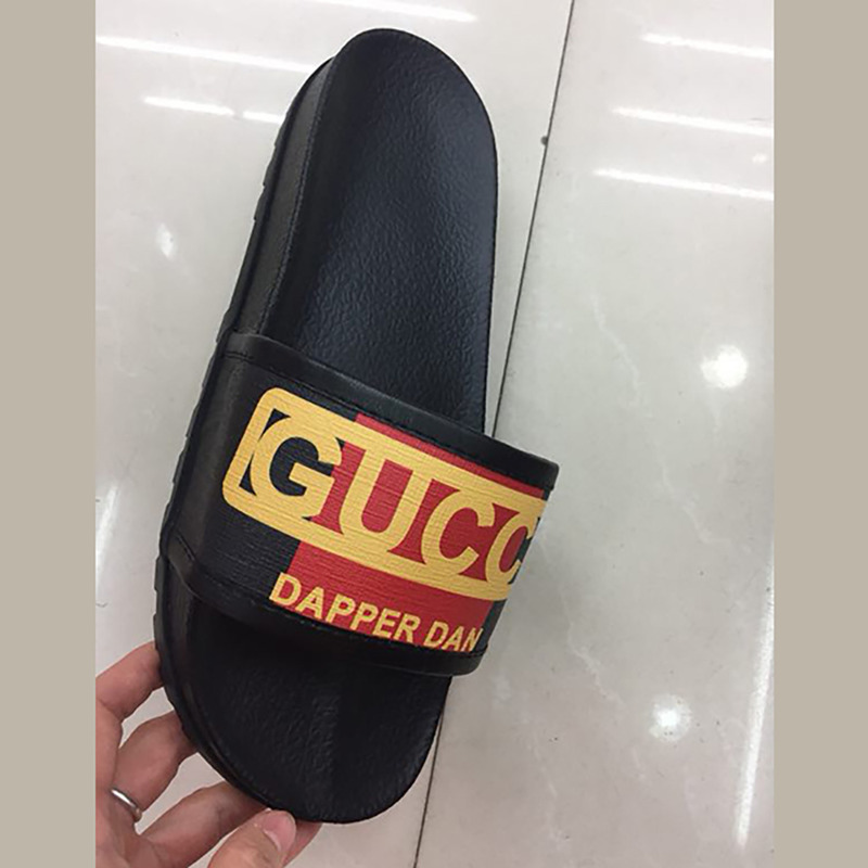 men''s G*u*i-dapper dan slide sandal(black)