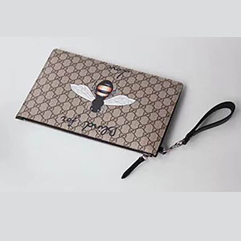G*u*i pouch with bee print