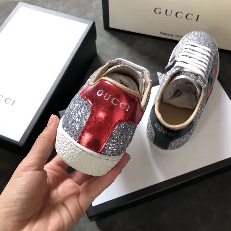 G*u*i new ace glitter sneakers