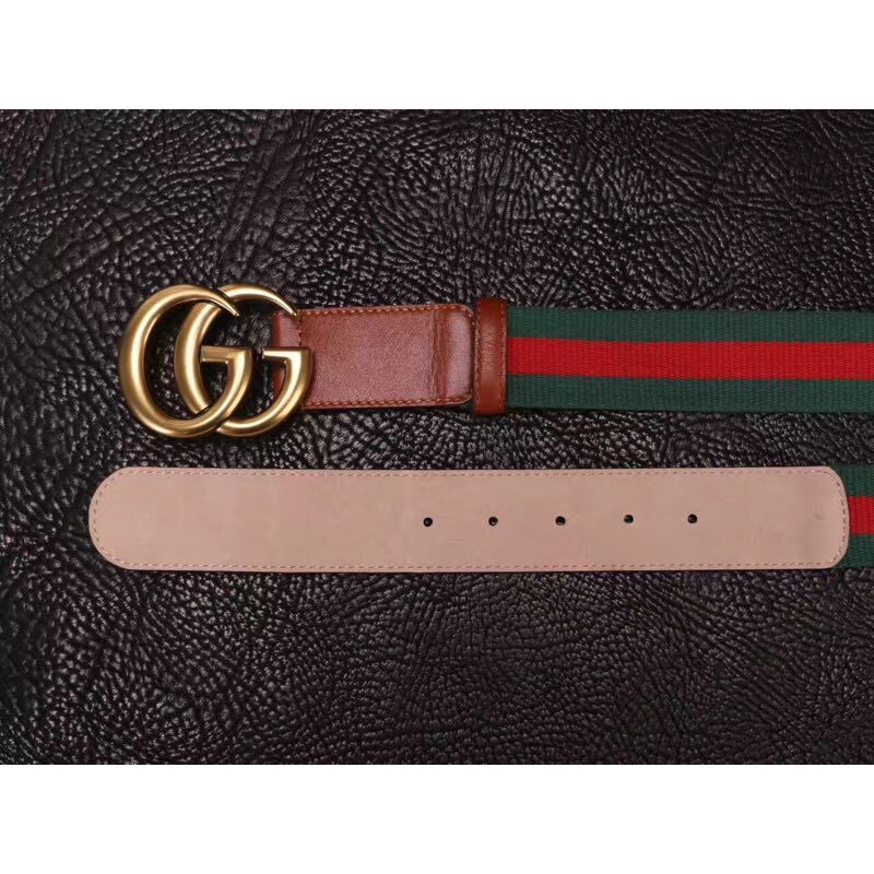 G*u*i belt with double g buckle
