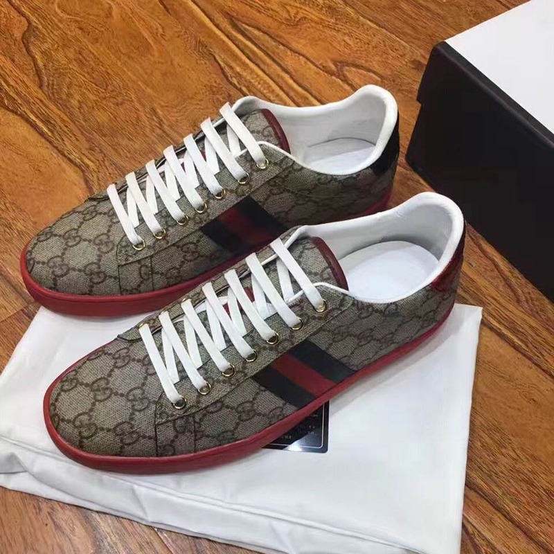G*u*i red sneaker