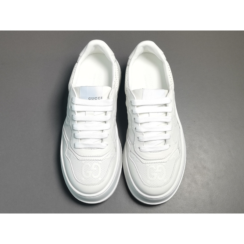 G*u*i chunky b pure white 670415 upg10 9060 sneakers men women