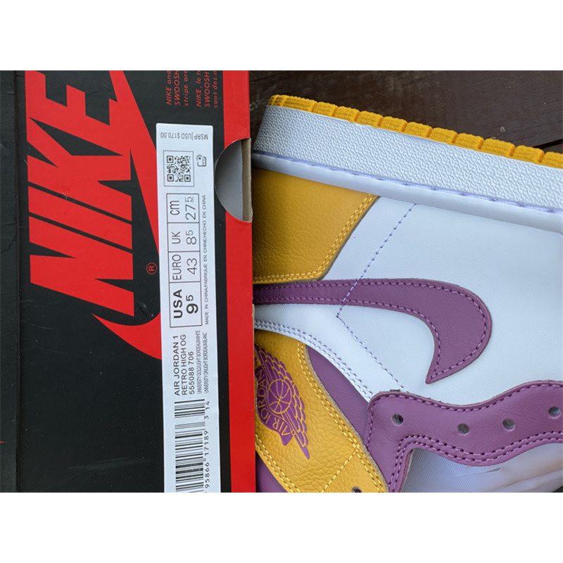 Air Jordan 1 High OG"Brotherhood"555088 706 Men Women
