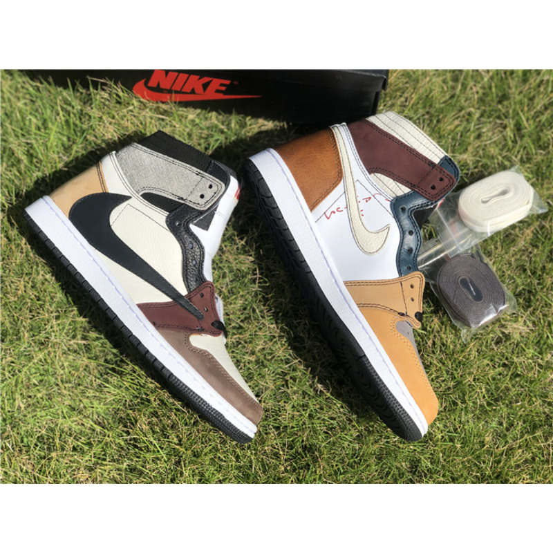 Air Jordan 1 HIGH OG TS SP SMPLE Sneakers Men Women