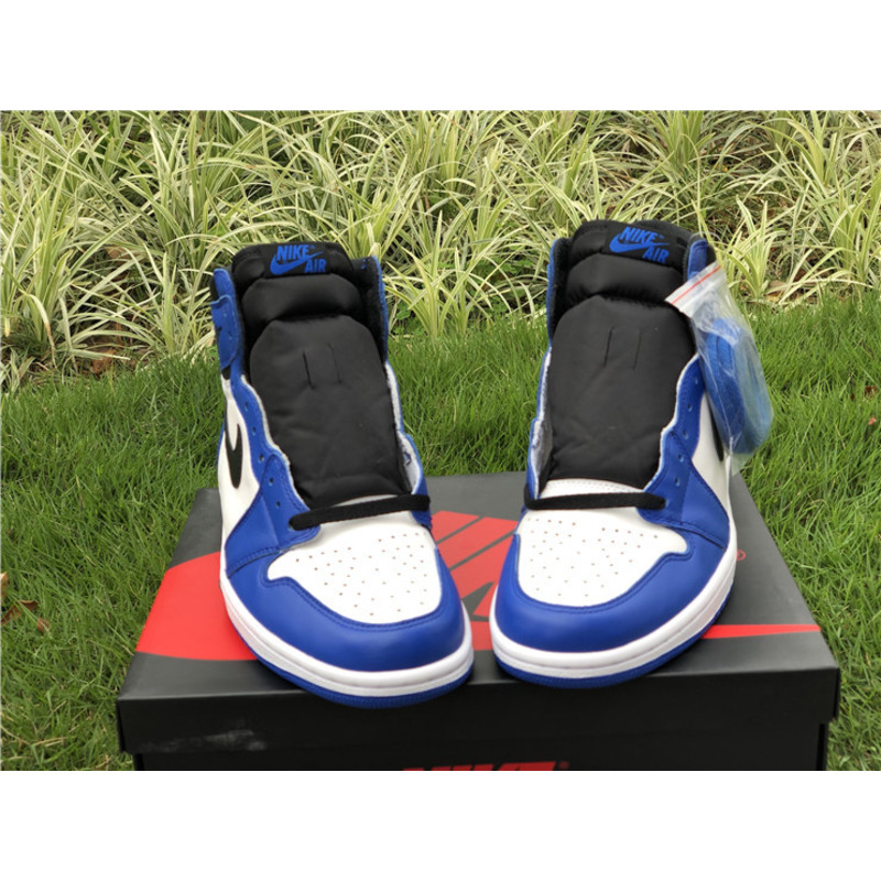 Air Jordan 1 High Sneakers Blue white Men Women