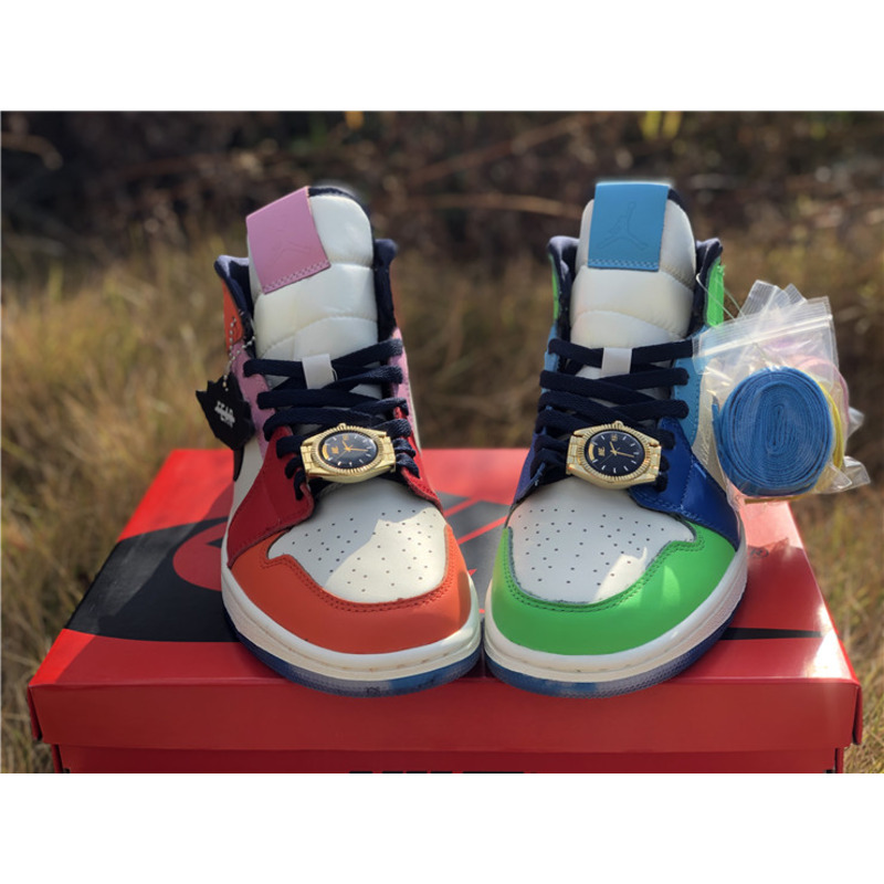 Melody Ehsani x Air Jordan 1 Mid WMNS"Fearless"CQ7629 100 Sneakers Men Women