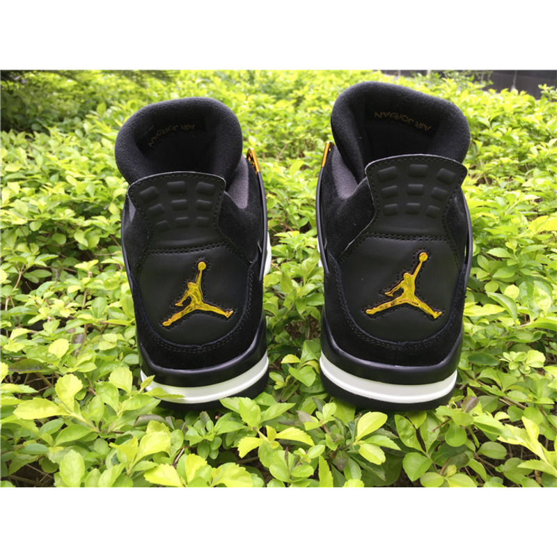 Air Jordan 4"Black Suede"308497 032 Sneakers Men