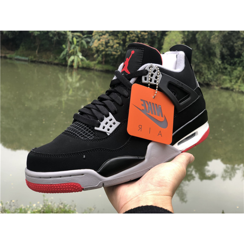 Air Jordan 4 RETRO Bred 2019 308497 060 Sneakers Men