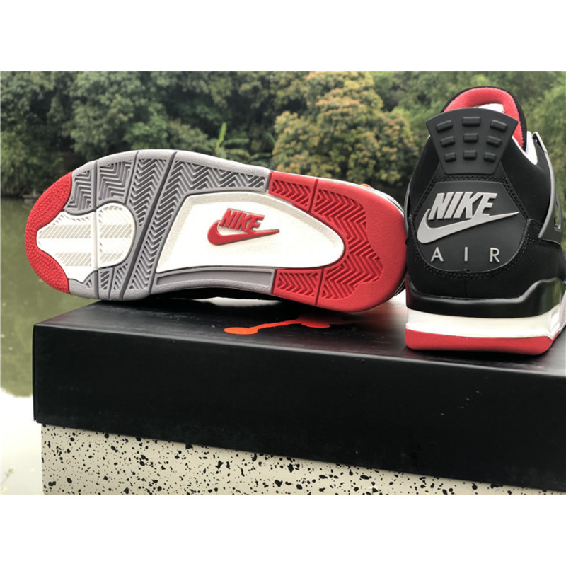 Air Jordan 4 RETRO Bred 2019 308497 060 Sneakers Men