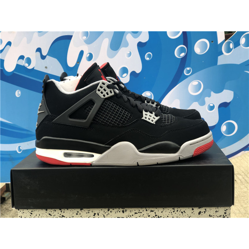Air Jordan 4 RETRO Bred 2019 308497 060 Sneakers Men