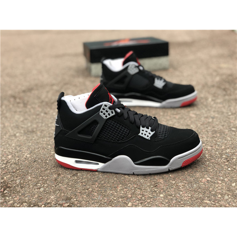 Air Jordan 4 RETRO Bred 2019 308497 060 Sneakers Men