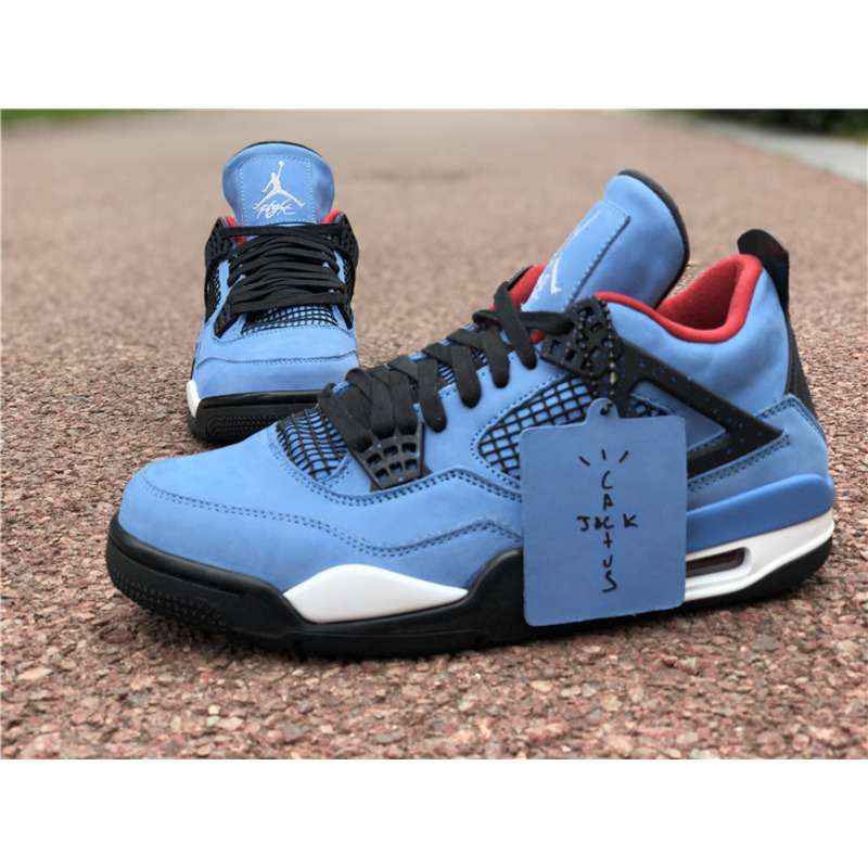 T S x Air Jordan 4 RETRO"Houston Oilers 308497 406 Sneakers Men
