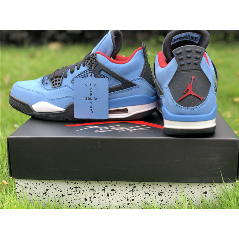 T S x Air Jordan 4 RETRO"Houston Oilers 308497 406 Sneakers Men