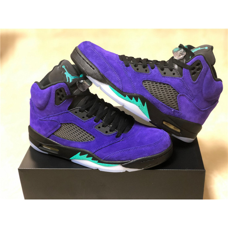 Air Jordan 5"Alternate Grape" 136027 500 Sneakers Men