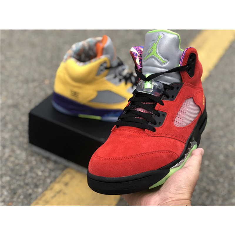 Air Jordan 5"What The" CZ5725 700 Sneakers Men