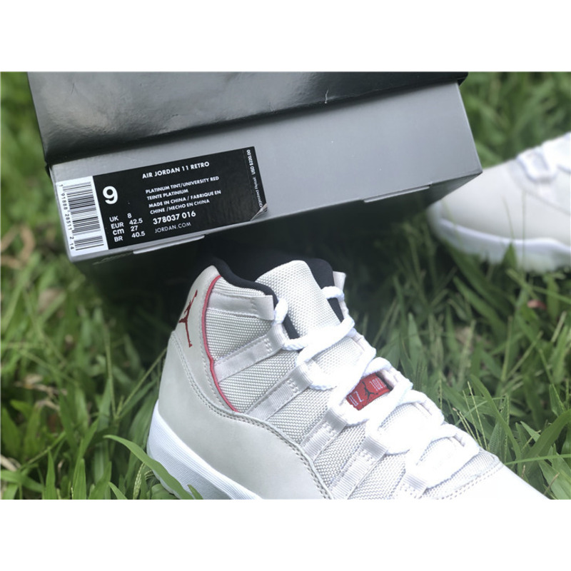 Air Jordan 11"Platinum Tint" 378037 016 Sneakers Men
