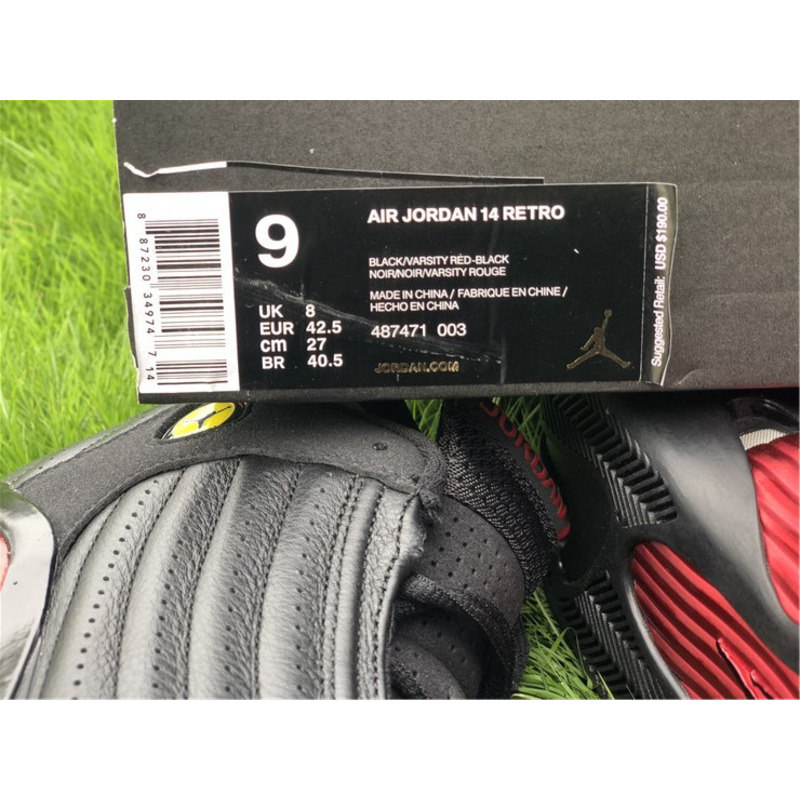 Air Jordan 14"Last Shot" 487471 003 Sneakers Men