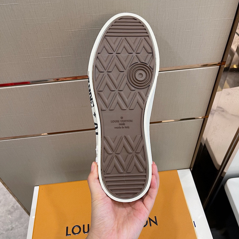 l**is V*t*n monogram leather loafers