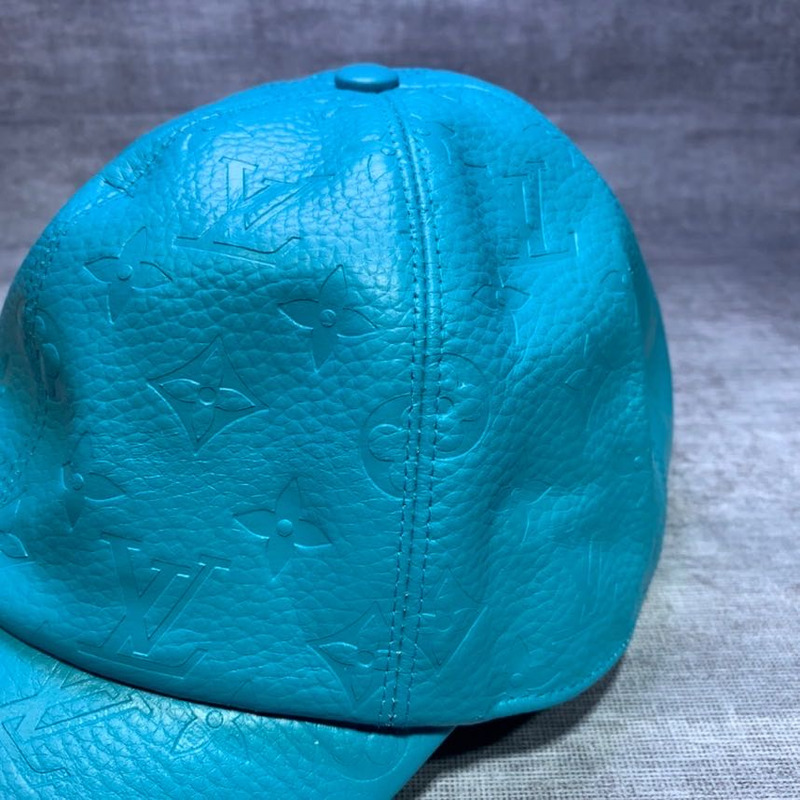 l**is V*t*n monogram leather baseball cap