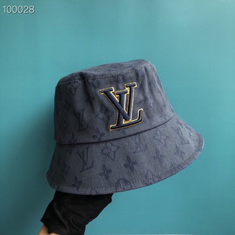 3d l**is V*t*n embroidered bucket hat