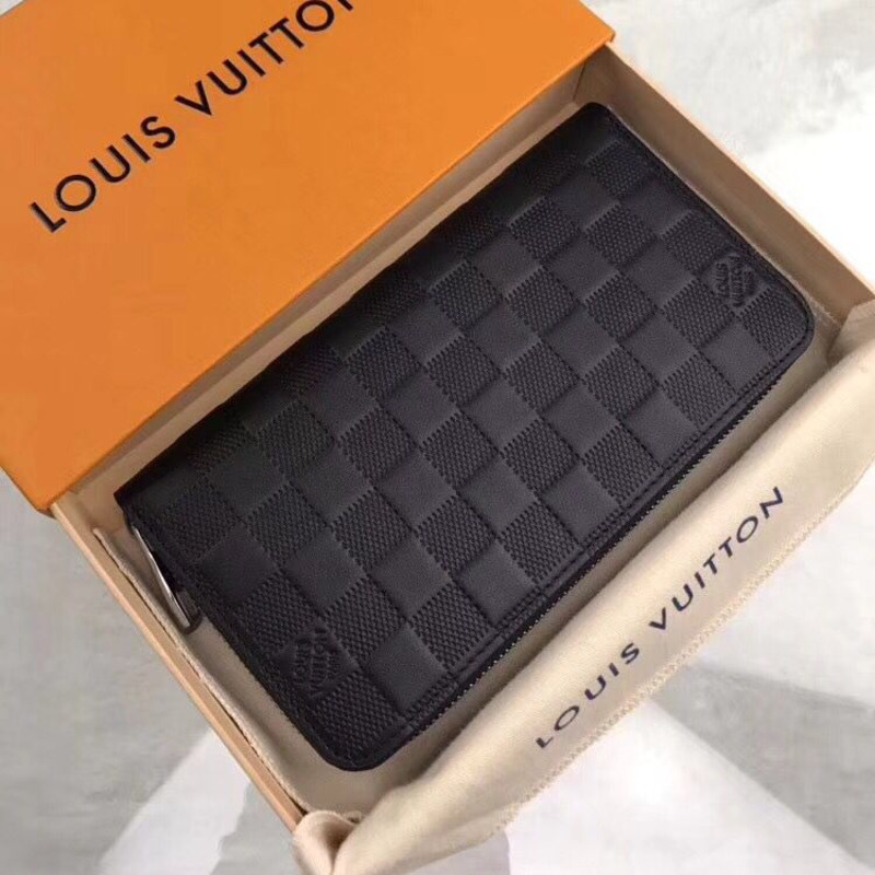 l**is V*t*n zippy wallet vertical n63548 color onyx