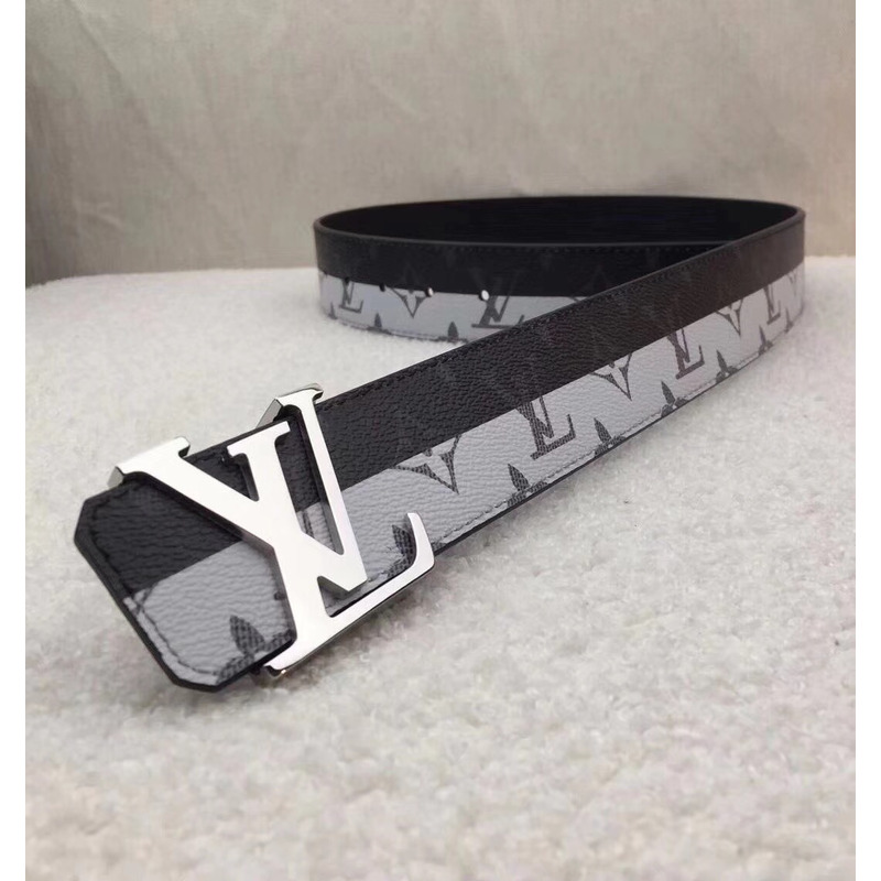 l**is V*t*n initiales 40mm monogram eclipse canvas men belts