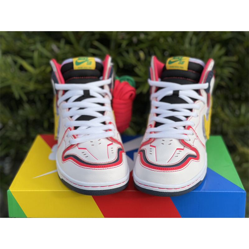 Gundam x Nike SB Dunk High DH7717 100 Sneakers Men Women