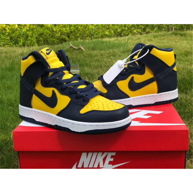 Nike Dunk High "Michigan" CZ8149 700 Sneakers Men Women