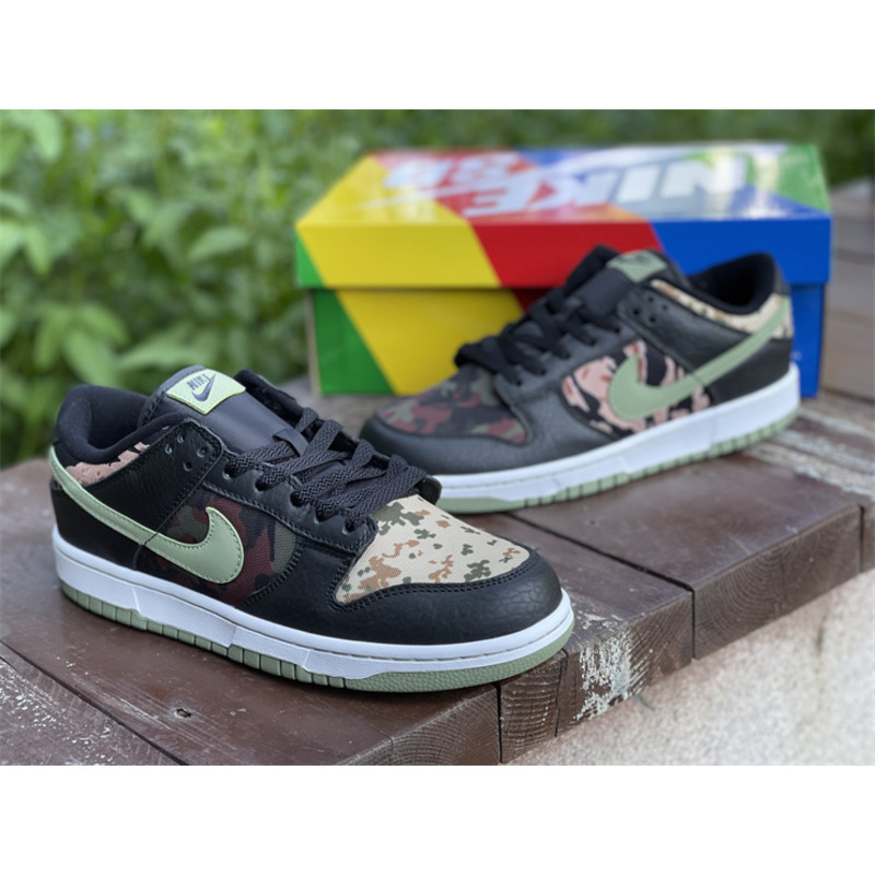 Nike Dunk Low "Crazy Camo"DH0957 001 Sneakers Men Women