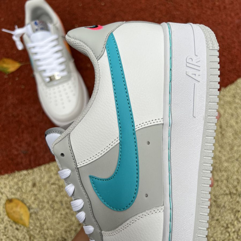 NBA x Nike Air Force 1 Low White Blue Yellow DC8874 100 Sneakers men women