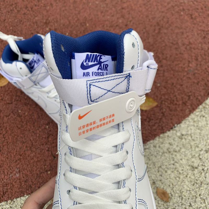 Nike Air Force 1 High 07 White Blue CV1753 101 Sneakers men women