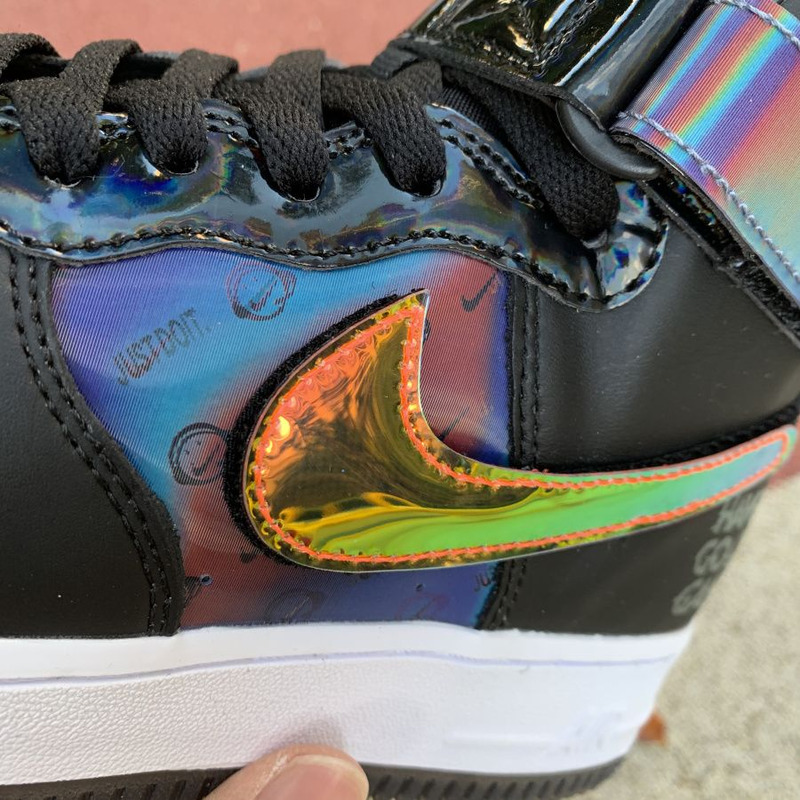 Nike Air Force 1 high black colorful DC0831 101 Sneakers men women