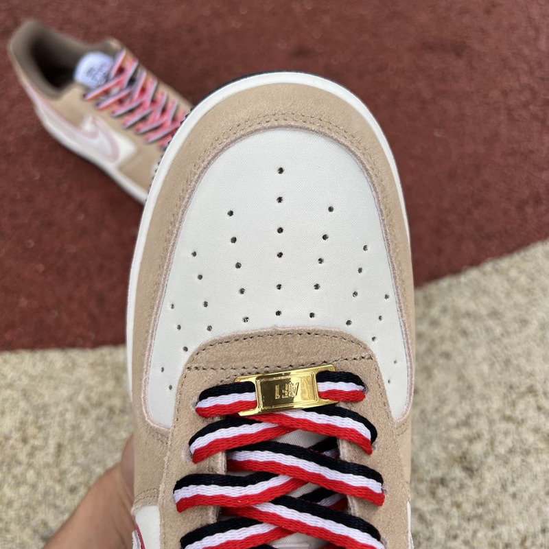 Nike Air Force 1 Low Athletic Club Beige Red DQ5079 11 Sneakers Men Women