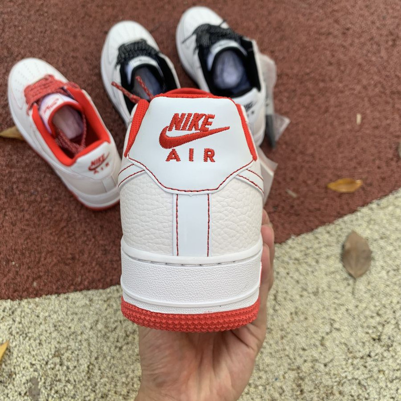 Nike Air Force 1 low hand painted white red CN2896 101 Sneakers Men Women