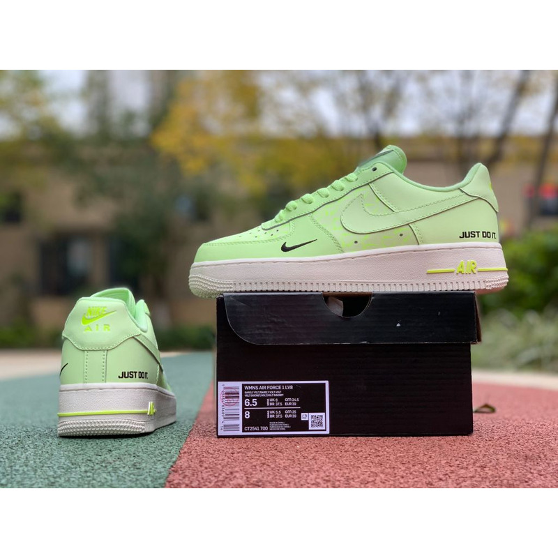 Nike Air Force 1 low Just Do It fluorescent green CT2541 700 Sneakers Men Women