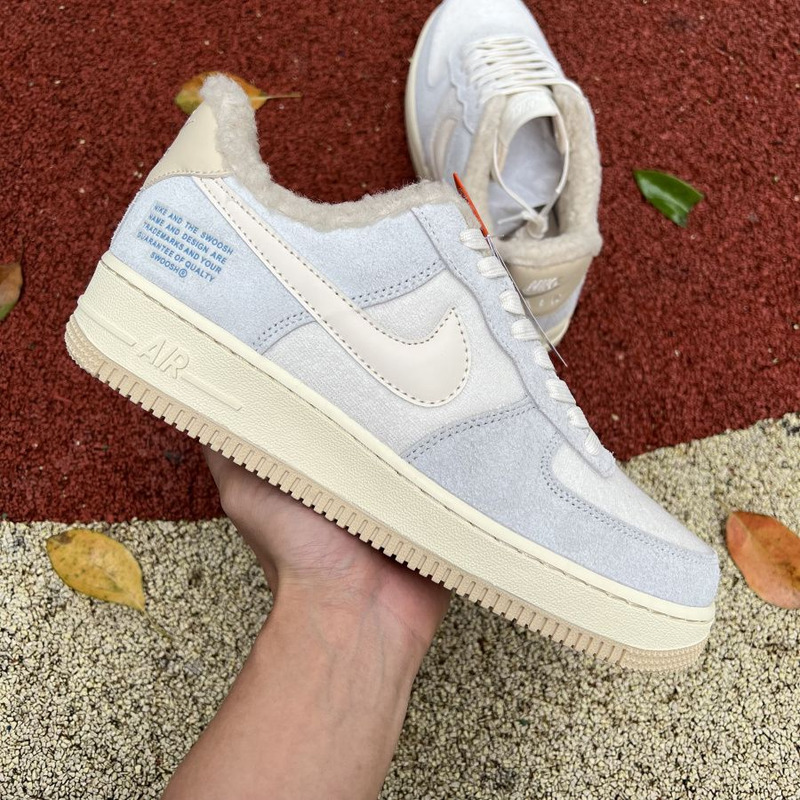 Nike Air Force 1 low light khaki plush 07 LV8 DO7195 025 Sneakers Men Women