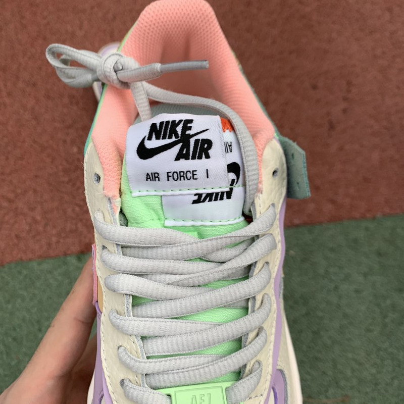 Nike Air Force 1 Shadow Stitching Macaron White Pink Purple CI0919 101 Sneakers Women