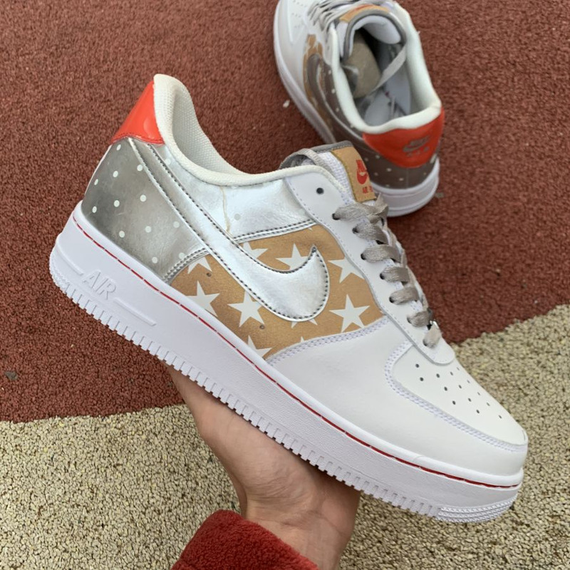 Nike Air Force 1 Stars sky full of stars wave dot CT3437 100