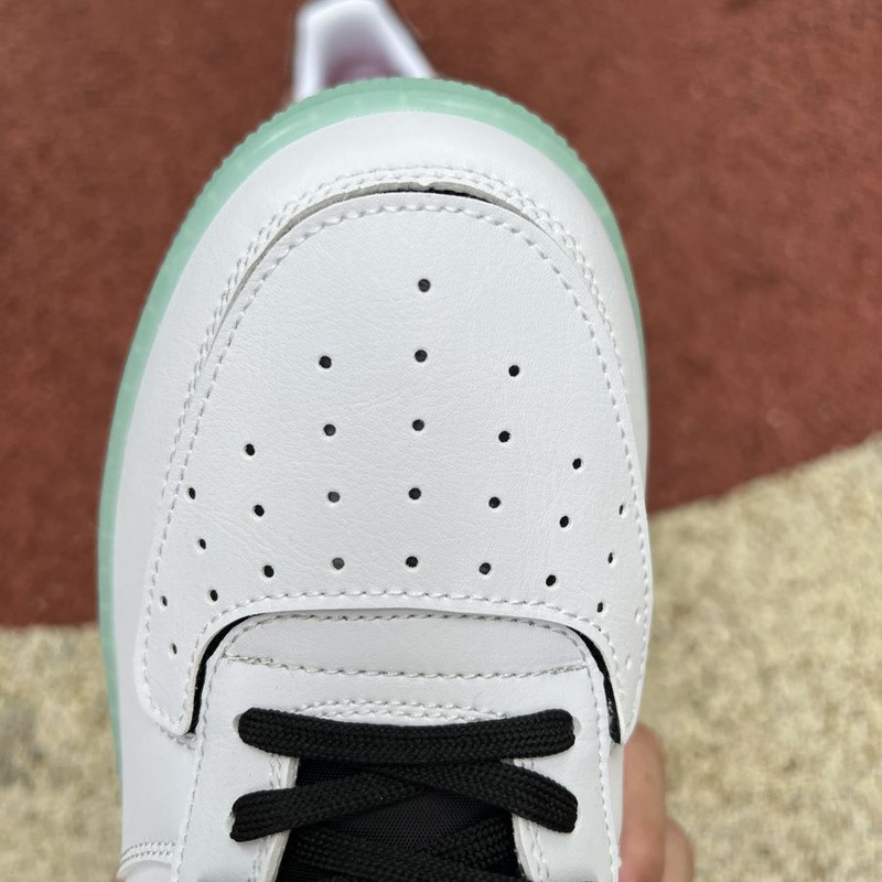 Nike Air Force 1 White Green Silver Hook Change Hook DH7341 100 Sneakers men women