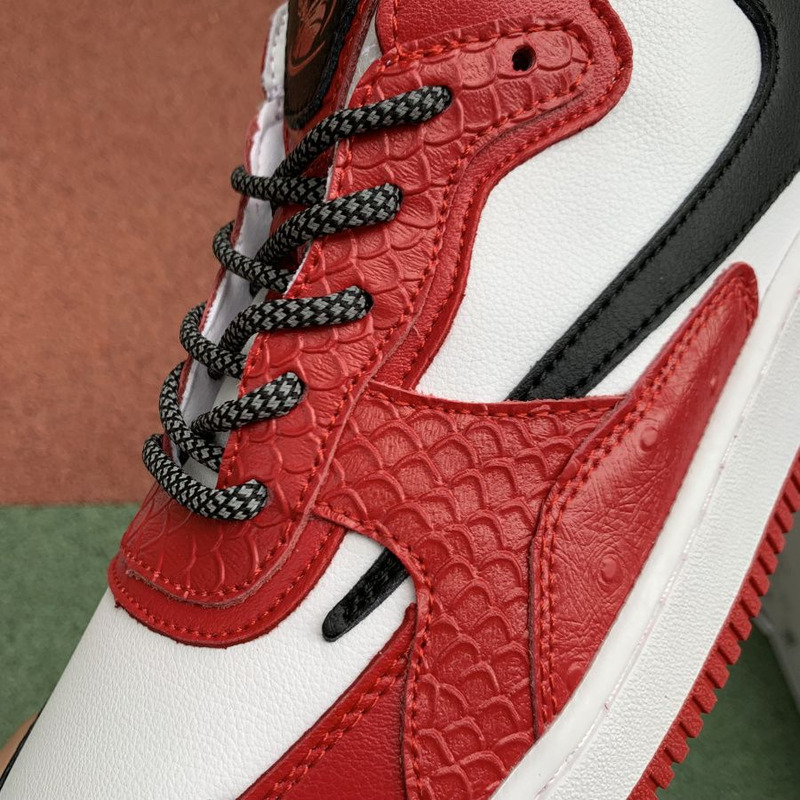 Nike Air Force 1 White Red 630939 201 Sneakers Men Women