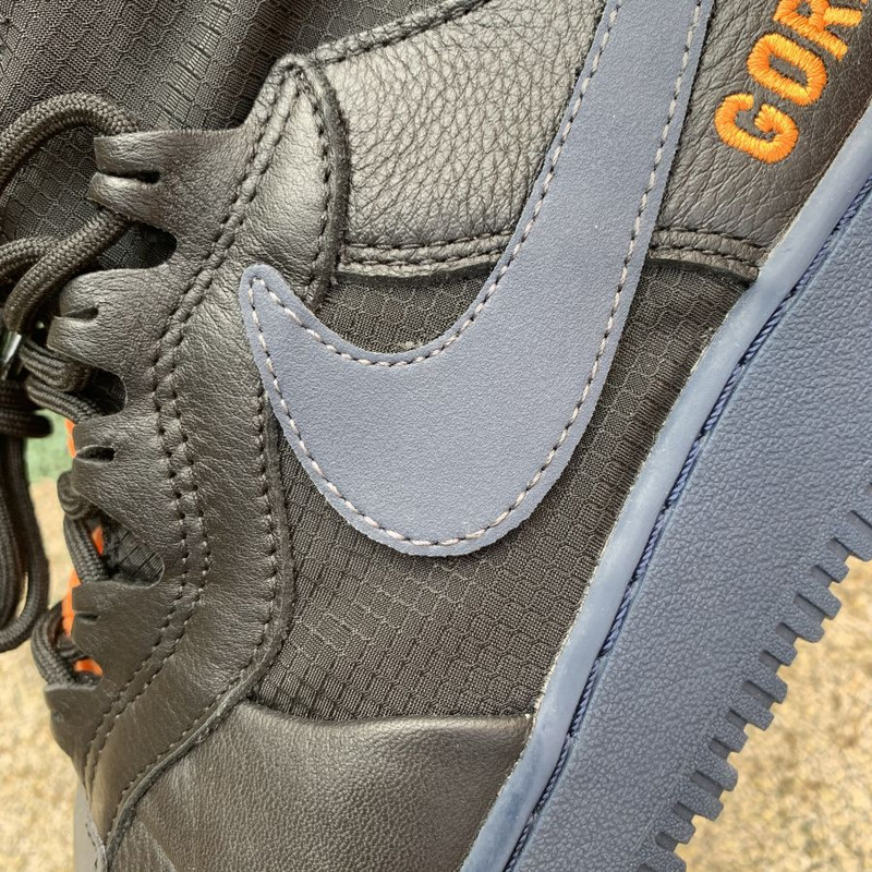 Nike Air Force 1 WTR GORE TEX Black Orange CQ7211 001 Sneakers men women