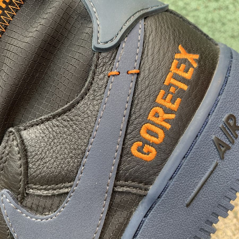 Nike Air Force 1 WTR GORE TEX Black Orange CQ7211 001 Sneakers men women