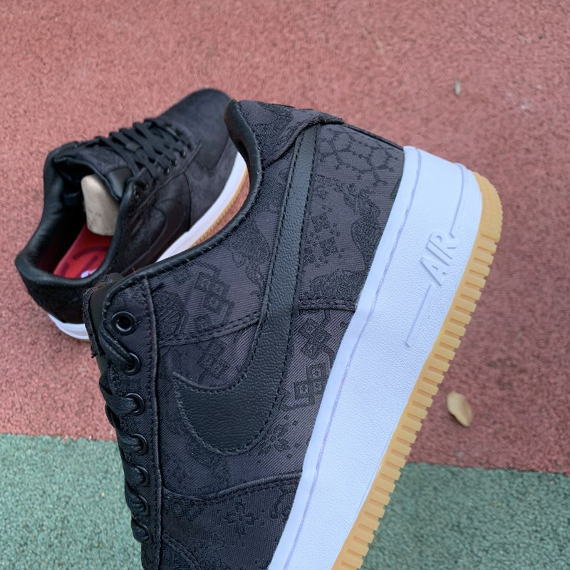 Nike Air Force 1 x Clot x Fragment Black Silk CZ3986 001 Sneakers men women