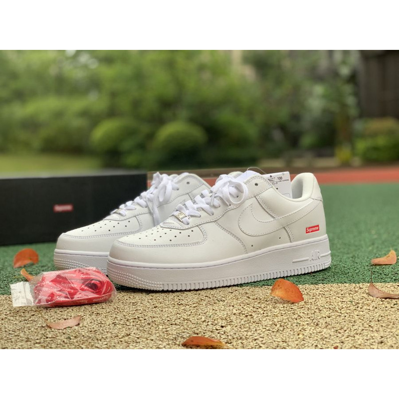 S*p*e x nike air force 1 pure white cu9225 100 sneakers men women