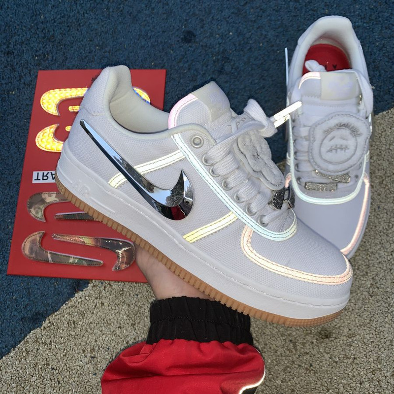 Travis Scott x Nike Air Force 1 AQ4211 100 Sneakers Women