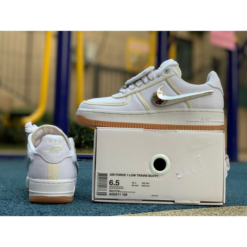 Travis Scott x Nike Air Force 1 AQ4211 100 Sneakers Women