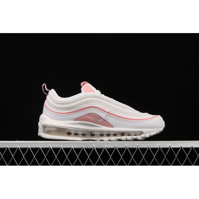 Nike Air Max 97 White Powder 3M Reflective Bullet Running Shoes 921733 104 Sneakers Women